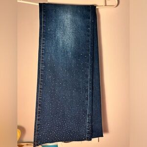 Jeans with strass